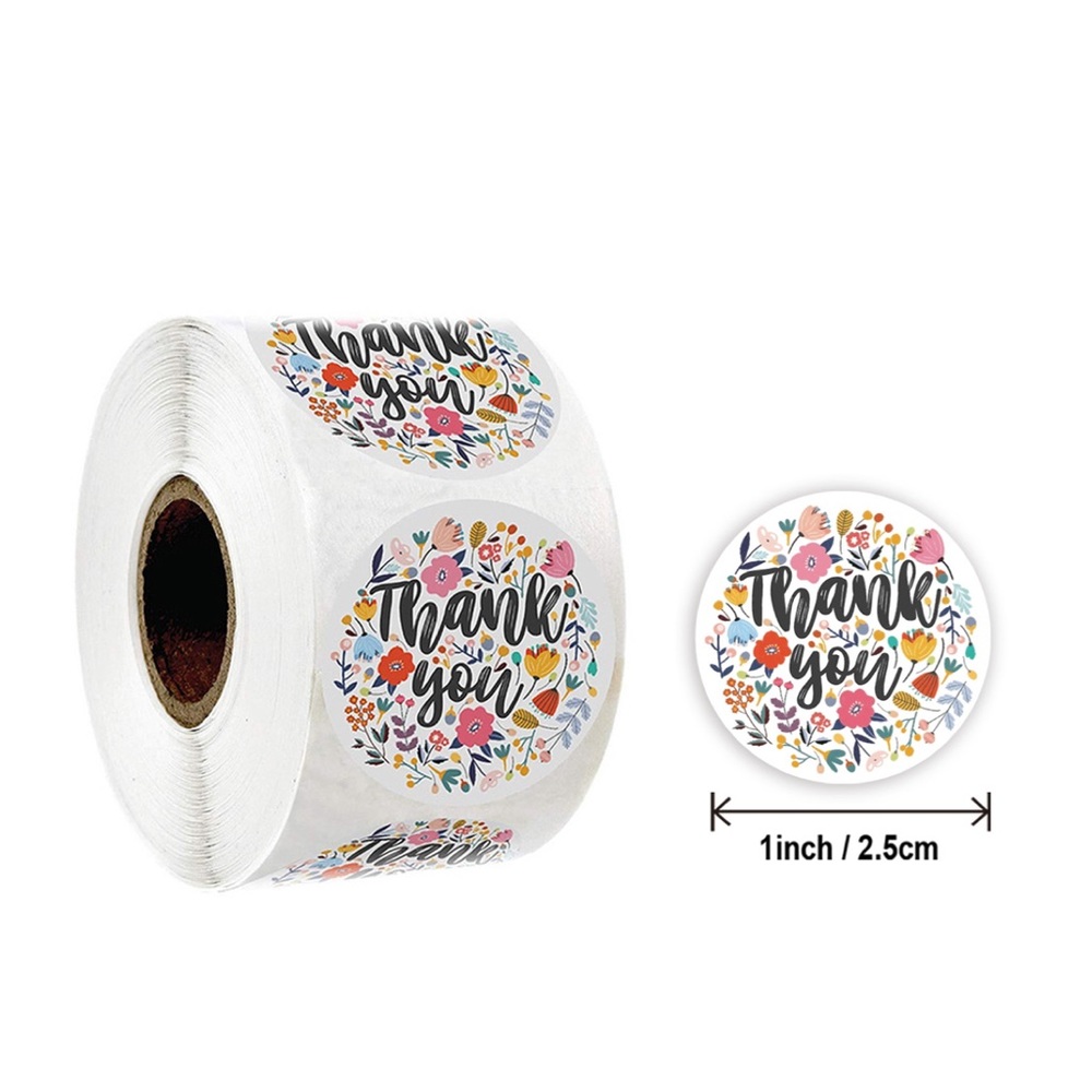 500 Thank You Stickers